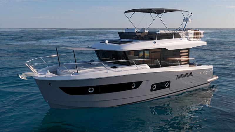 Swift Trawler 43 Flybridge - Rendering photo copyright Groupe Beneteau taken at  and featuring the Beneteau class