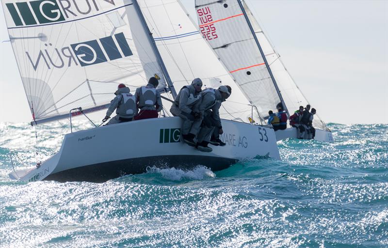 Strong winds on the final day of the XXX Primo Cup ' Troph'e Credit Suisse photo copyright Carlo Borlenghi taken at Yacht Club de Monaco and featuring the Platu 25 class