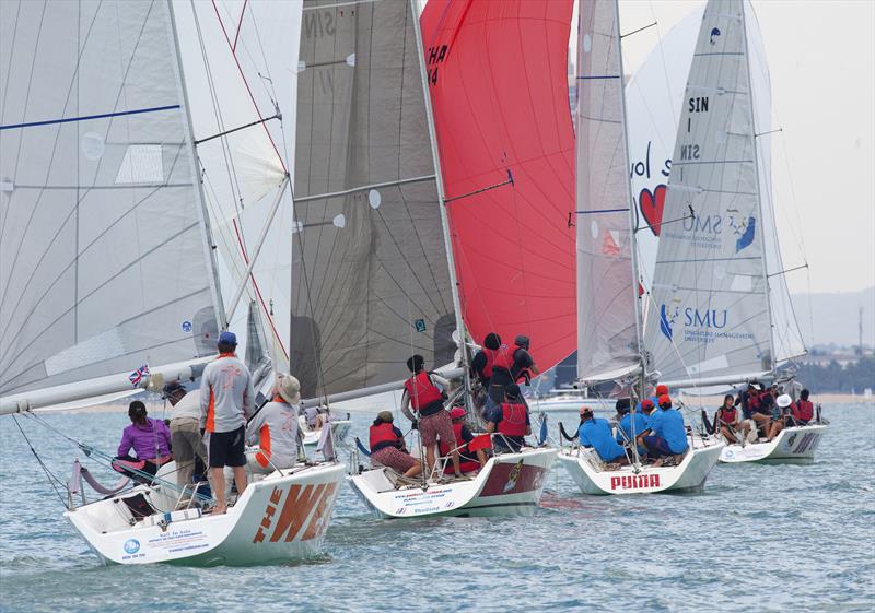 Day 1 of Top of the Gulf Regatta 2015 photo copyright Guy Nowell taken at Royal Varuna Yacht Club and featuring the Platu 25 class