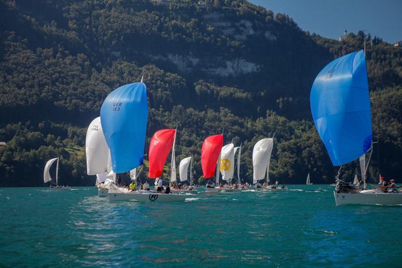 Platu 25 Worlds at Brunnen, Switzerland day 1 photo copyright Platu 25 Worlds taken at Regattaverein Brunnen and featuring the Platu 25 class