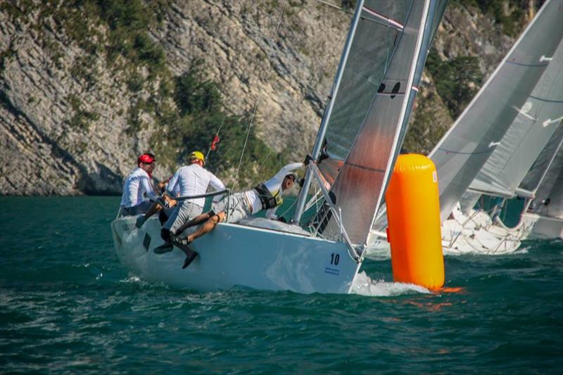 La Burra on day 3 of the Platu 25 Worlds at Brunnen, Switzerland photo copyright Platu 25 Worlds taken at Regattaverein Brunnen and featuring the Platu 25 class