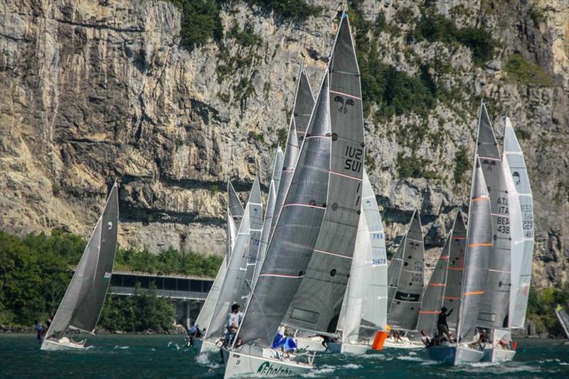 Day 4 of the Platu 25 Worlds at Brunnen, Switzerland photo copyright Platu 25 Worlds taken at Regattaverein Brunnen and featuring the Platu 25 class