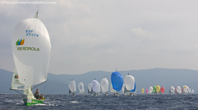 Platu 25 Worlds at Punta Ala day 3 photo copyright J Renado / Platu 25 Worlds taken at  and featuring the Platu 25 class