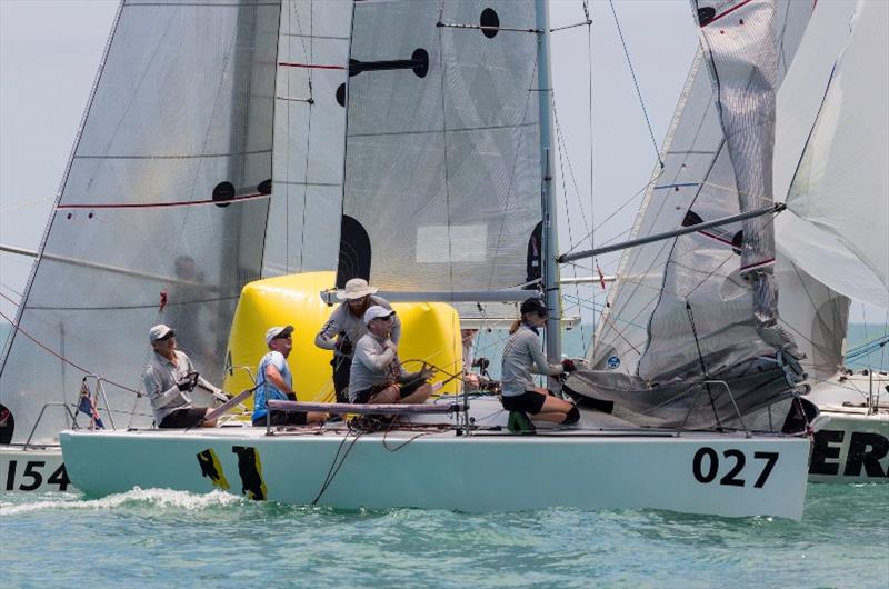 Easy Tiger V enjoying another good day on the water with two wins - 2019 Top of the Gulf Regatta, Day 2 photo copyright Guy Nowell / Top of the Gulf Regatta taken at Ocean Marina Yacht Club and featuring the Platu 25 class