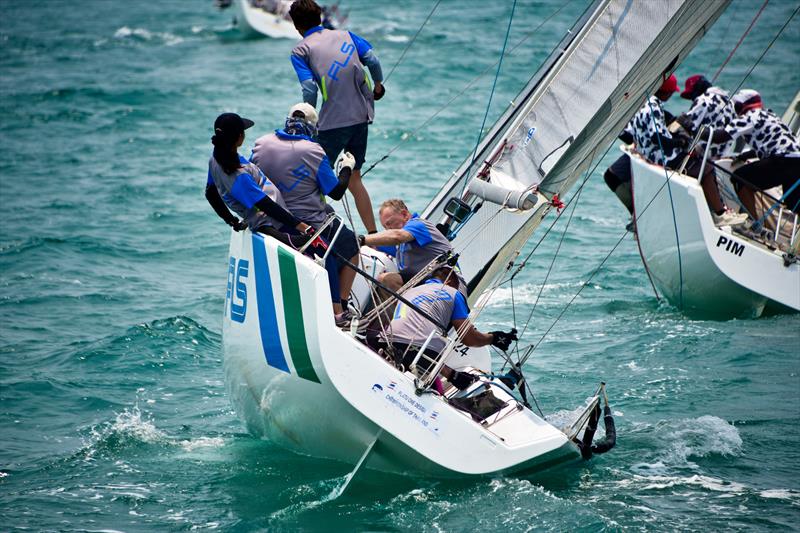 OMYC Thai Platu Championships 2022, Round 1 photo copyright K. Toby Tanathorn taken at Ocean Marina Yacht Club and featuring the Platu 25 class