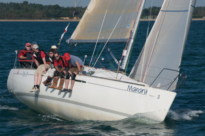 Beneteau First 31.7 nationals at Lymington photo copyright Richard Phillips / www.esailor.co.uk taken at Lymington Town Sailing Club and featuring the Beneteau First 31.7 class