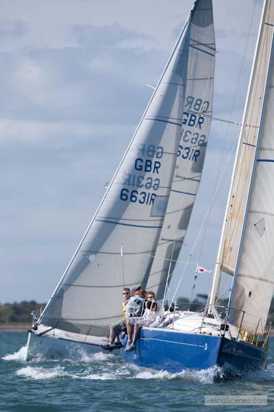 Beneteau First 31.7 nationals at Lymington photo copyright David Harding / www.sailingscenes.co.uk taken at Lymington Town Sailing Club and featuring the Beneteau First 31.7 class