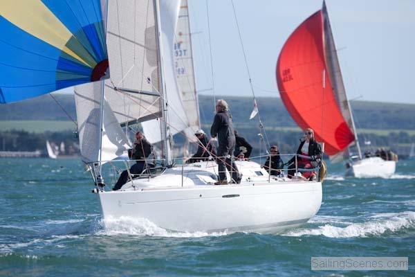 Beneteau First 31.7 nationals at Lymington photo copyright David Harding / www.sailingscenes.co.uk taken at Lymington Town Sailing Club and featuring the Beneteau First 31.7 class