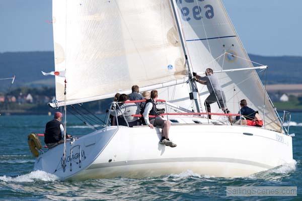 Beneteau First 31.7 nationals at Lymington photo copyright David Harding / www.sailingscenes.co.uk taken at Lymington Town Sailing Club and featuring the Beneteau First 31.7 class