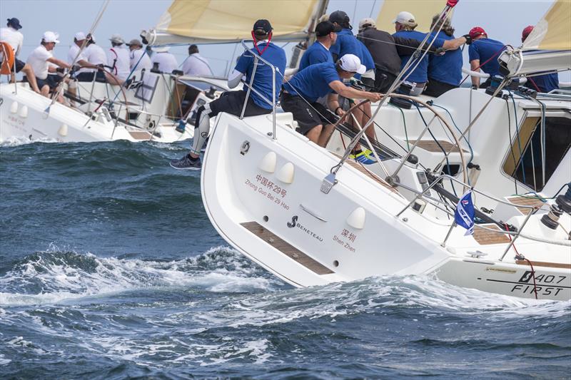 Day 2 at the 10th China Cup International Regatta photo copyright China Cup / Studio Borlenghi taken at  and featuring the Beneteau 40.7 class