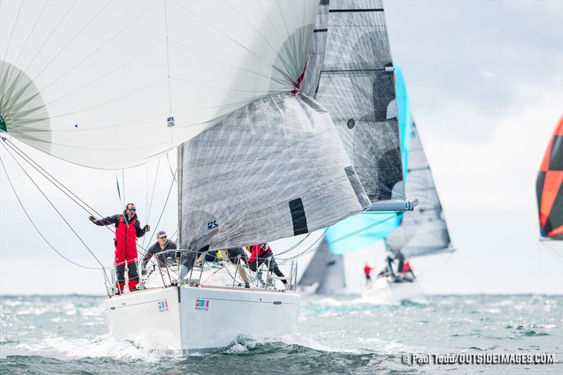 Helly Hansen NOOD Regatta San Diego 2018 photo copyright Paul Todd / www.outsideimages.com taken at Coronado Yacht Club and featuring the Beneteau 40.7 class
