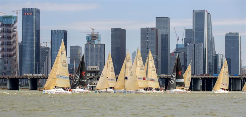 Urban skyline. 2023 World Bay Area Regatta  photo copyright Guy Nowell taken at  and featuring the Beneteau 40.7 class