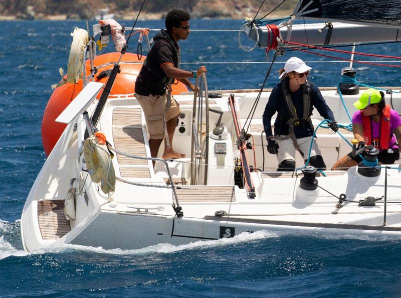 UK's Germaine Williams helms Sail Racing Academy's Beneteau 40.7, Escapado, in STIR 2025 - photo © Ingrid Abery / www.ingridabery.com