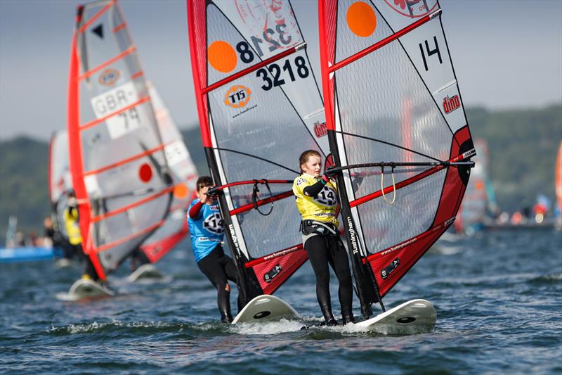 Tess Brunskill during the RYA/UKWA National Windsurfing Championships at Grafham Water photo copyright Paul Wyeth / RYA taken at Grafham Water Sailing Club and featuring the Bic Techno class