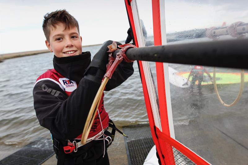 Clay Yelland (South West) photo copyright Paul Wyeth / RYA taken at Weymouth & Portland Sailing Academy and featuring the Bic Techno class