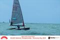 Ben Harden during the Battle Brewery and Hartley Boats Blaze Nationals at Pevensey Bay