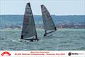 Stacey Bray and Ben Harden during the Battle Brewery and Hartley Boats Blaze Nationals at Pevensey Bay