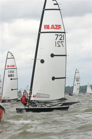 Bill Soudan wins the Scottish Blaze championship photo copyright Tim Hodges Photography / www.timhodges.co.uk taken at Port Edgar Yacht Club and featuring the Blaze class
