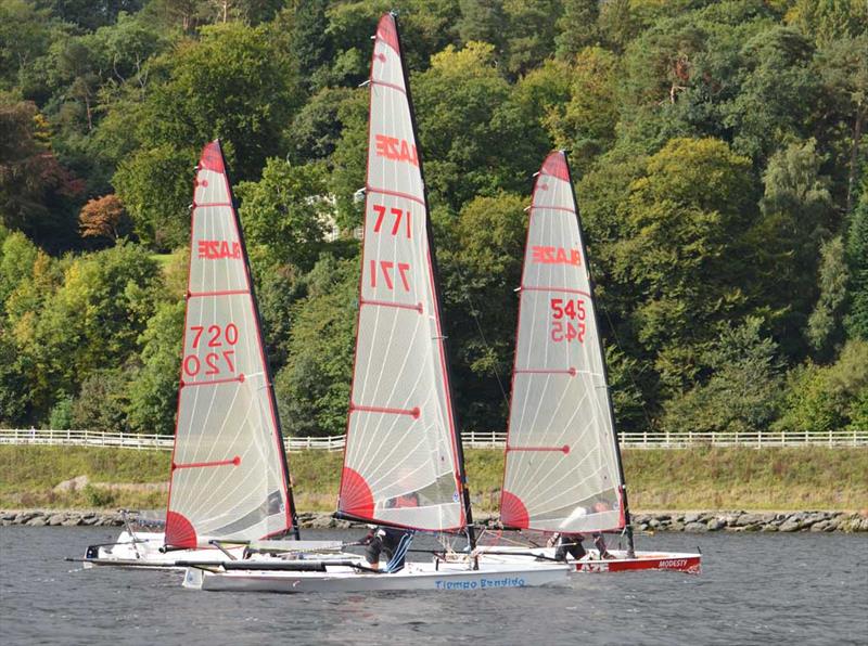 Blaze Inlands at Bala photo copyright John Hunter taken at Bala Sailing Club and featuring the Blaze class