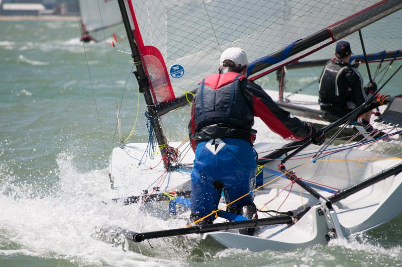 Blaze nationals at Warsash photo copyright Iain McLuckie taken at Warsash Sailing Club and featuring the Blaze class