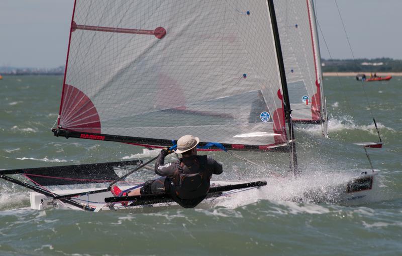 Rob Jones, 2nd in the Blaze nationals at Warsash - photo © Iain McLuckie