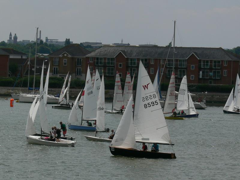 Medway Dinghy Regatta 2017 photo copyright Roy Winnett taken at Wilsonian Sailing Club and featuring the Blaze class