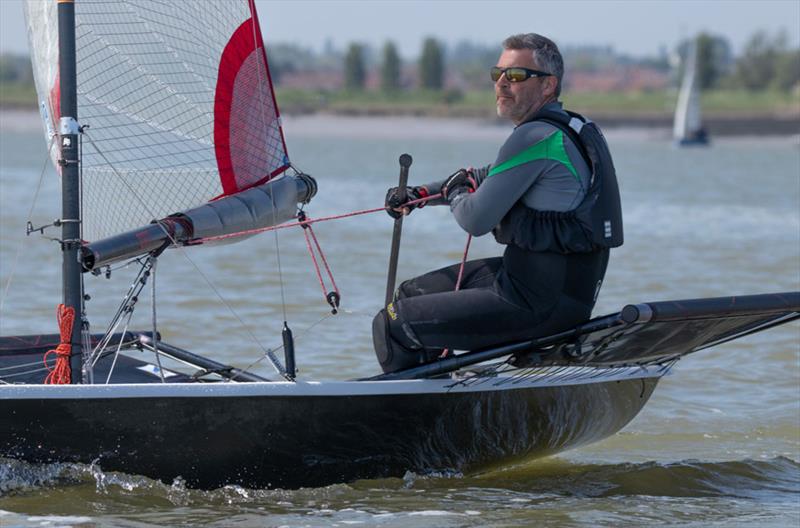 Terri Crook during the Blaze East Coast Championship photo copyright Sue Law taken at Royal Corinthian Yacht Club, Burnham and featuring the Blaze class