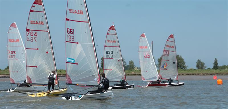 Blaze East Coast Championship photo copyright Sue Law taken at Royal Corinthian Yacht Club, Burnham and featuring the Blaze class