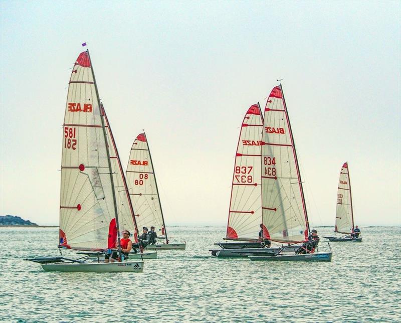 Blaze Nationals at Instow photo copyright Sailing Southwes taken at North Devon Yacht Club and featuring the Blaze class