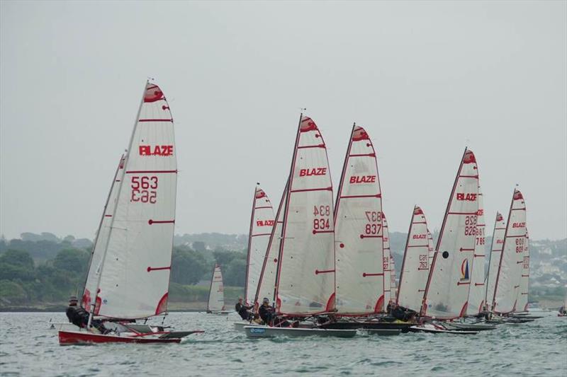 Blaze Nationals at Instow photo copyright Sailing Southwes taken at North Devon Yacht Club and featuring the Blaze class