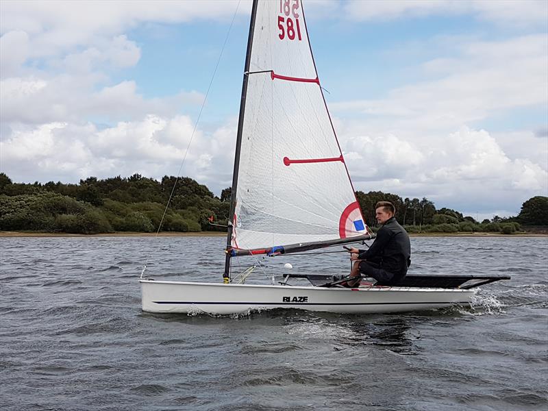 Former Blaze National Champion Eden Hyland photo copyright Michelle Evans taken at Chase Sailing Club and featuring the Blaze class
