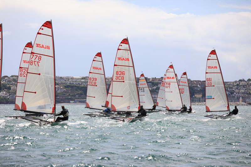 Blaze Nationals at Brixham photo copyright www.boatographic.co.uk taken at Brixham Yacht Club and featuring the Blaze class