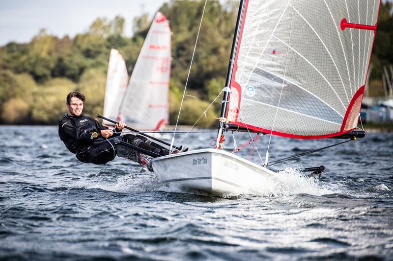 Ben Pickering winning the Blaze Inlands photo copyright Peter Makin taken at Chase Sailing Club and featuring the Blaze class