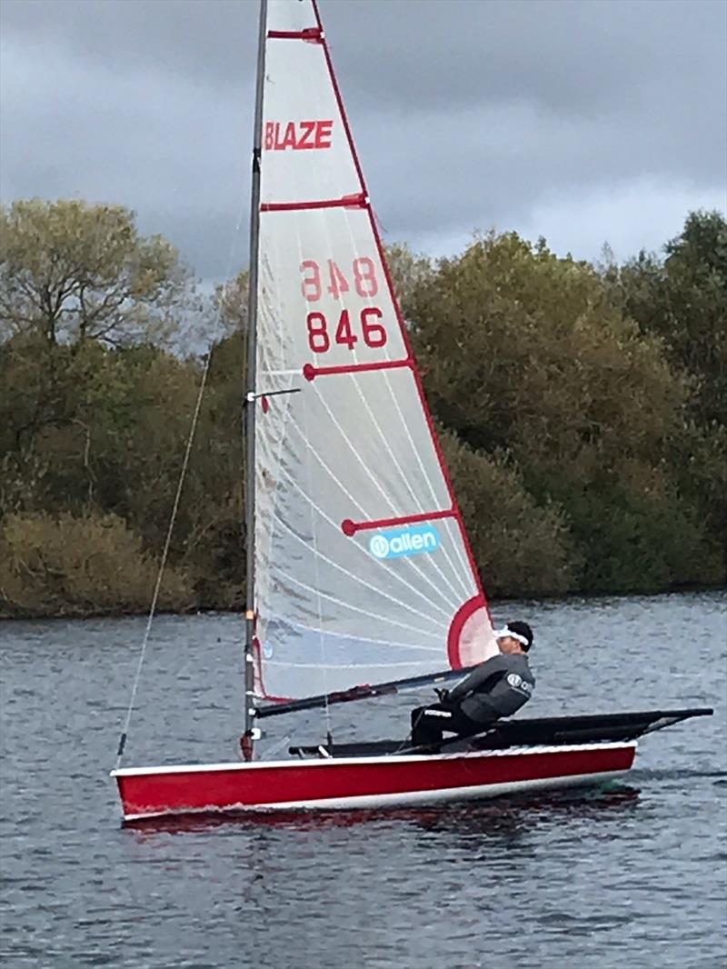 Blaze Southern Championship at Burghfield photo copyright BSC taken at Burghfield Sailing Club and featuring the Blaze class