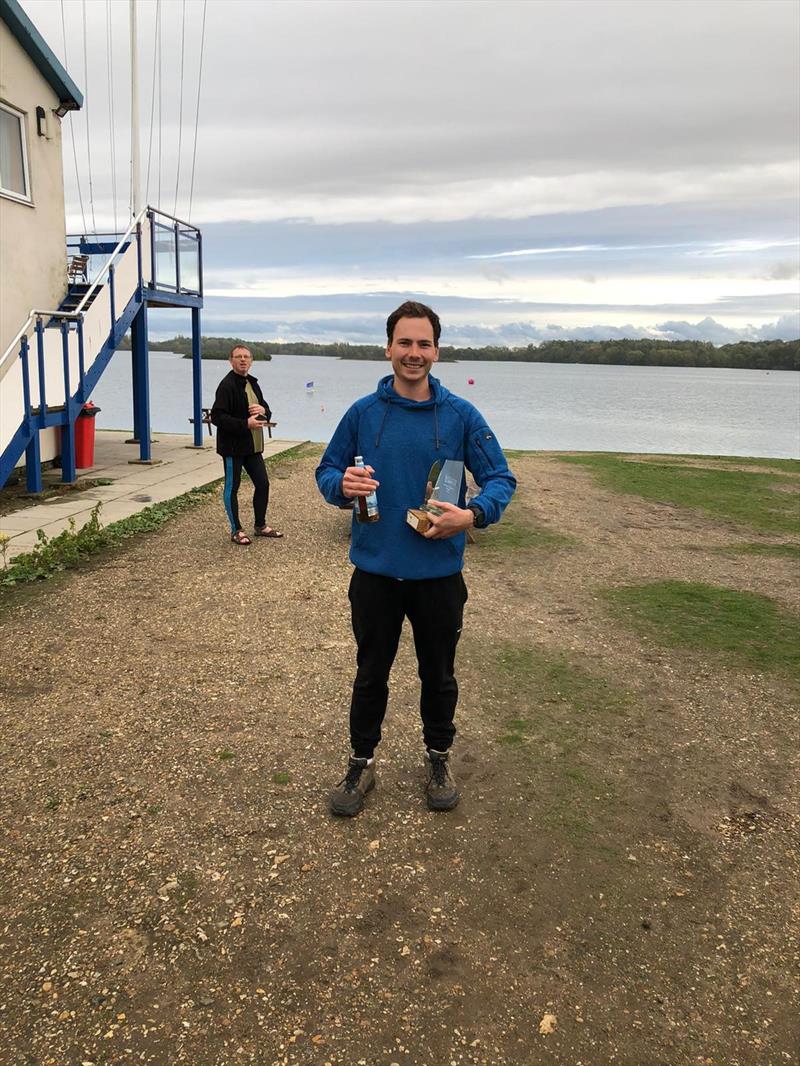 Ben Harden wins the Blaze Southern Championship at Burghfield photo copyright BSC taken at Burghfield Sailing Club and featuring the Blaze class