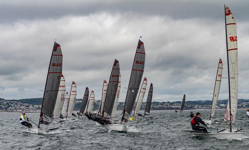 Blaze Nationals at Paignton photo copyright Paignton SC taken at Paignton Sailing Club and featuring the Blaze class