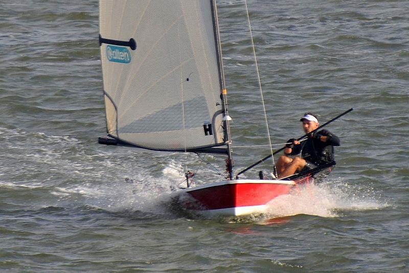 Burnham SC welcome back Wednesdays - Ben Harden in his Blaze photo copyright Alan Hanna taken at Burnham Sailing Club and featuring the Blaze class