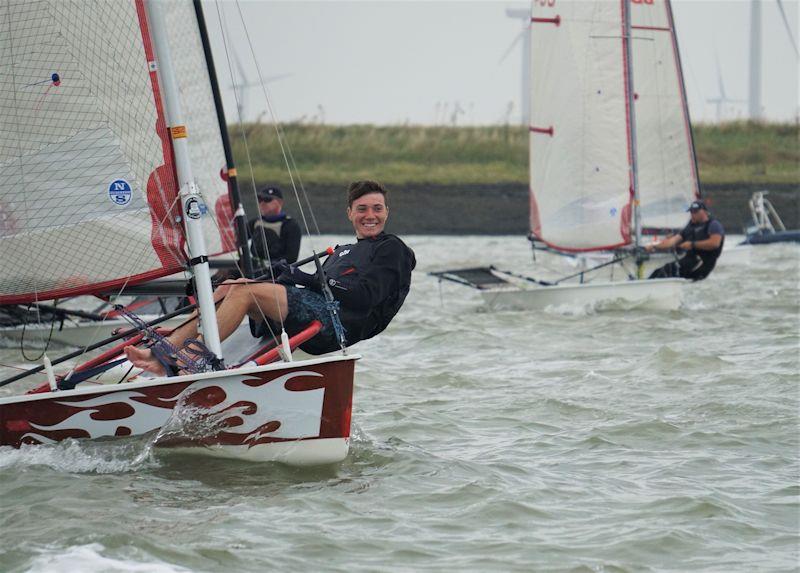 Nathan Clark in the Blaze Eastern Championships at Burnham photo copyright RCYC taken at Royal Corinthian Yacht Club, Burnham and featuring the Blaze class