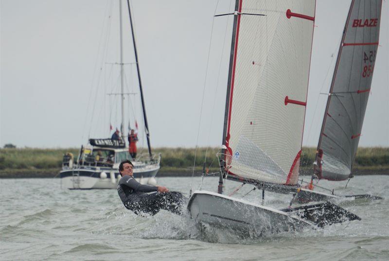 Stuart Mears in the Blaze Eastern Championships at Burnham photo copyright RCYC taken at Royal Corinthian Yacht Club, Burnham and featuring the Blaze class