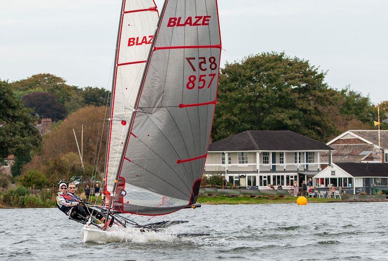 Blaze Inland Championships at Hornsea photo copyright Howard Leak taken at Hornsea Sailing Club and featuring the Blaze class