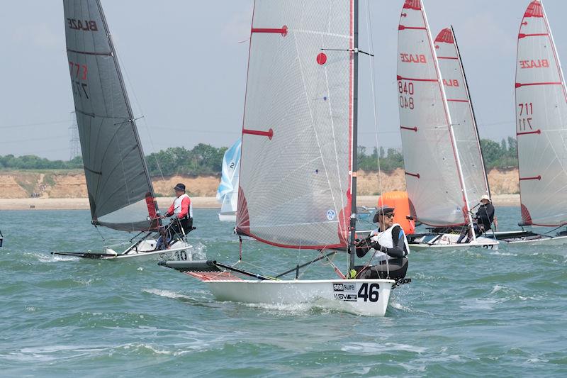 Sea Sure Blaze Nationals 2023 photo copyright Christopher Hughes Photography taken at Warsash Sailing Club and featuring the Blaze class