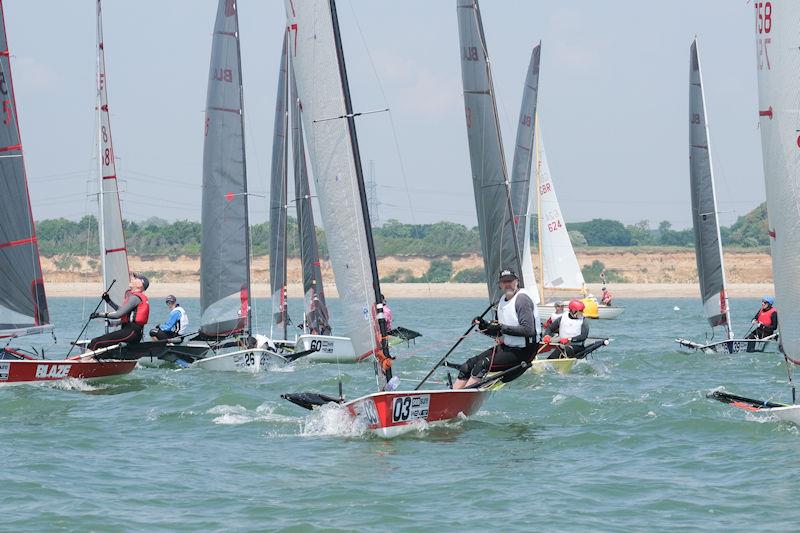 Sea Sure Blaze Nationals 2023 photo copyright Christopher Hughes Photography taken at Warsash Sailing Club and featuring the Blaze class