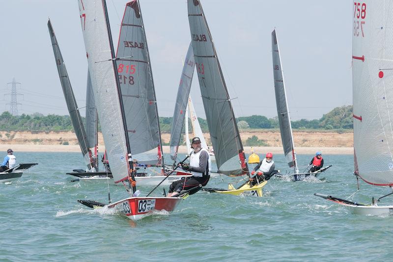 Sea Sure Blaze Nationals 2023 photo copyright Christopher Hughes Photography taken at Warsash Sailing Club and featuring the Blaze class