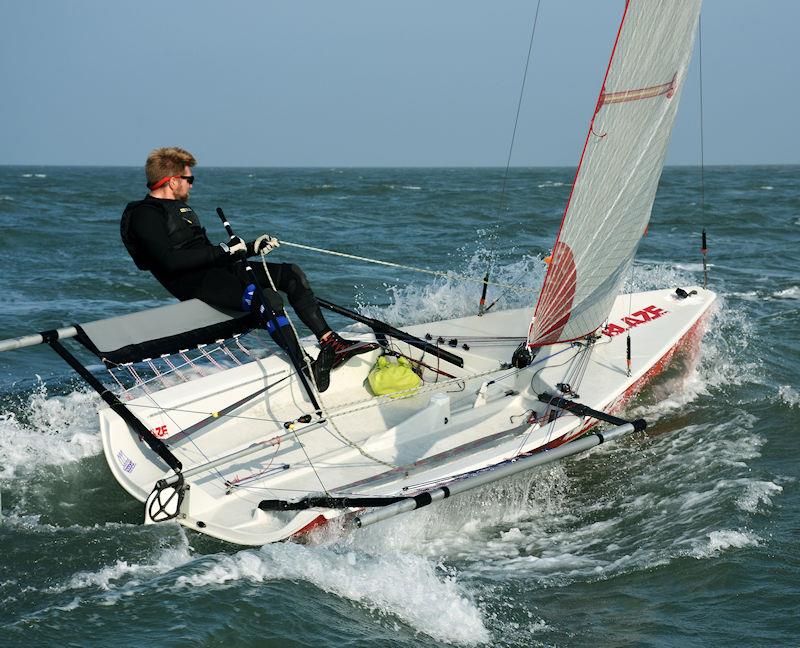 IOSSC Round the Isle of Sheppey Race 2023 photo copyright Nick Champion / www.championmarinephotography.co.uk taken at Isle of Sheppey Sailing Club and featuring the Blaze class