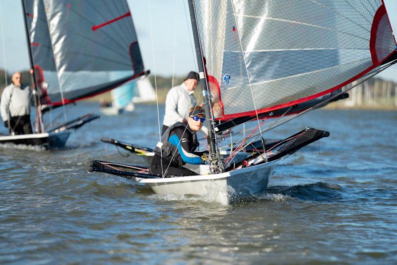 Charlie Matthews leads the Blaze group - first races of the RCYC Snow Globe - photo © Petru Balau Sports Photography / sports.hub47.com