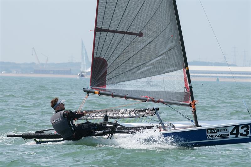 Sea Sure Blaze Nationals 2023 photo copyright Christopher Hughes Photography taken at Warsash Sailing Club and featuring the Blaze class