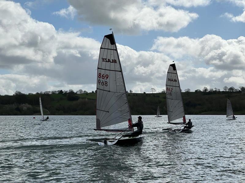 Blaze Training and Open at Carsington photo copyright Alfie Hawsworth taken at Carsington Sailing Club and featuring the Blaze class