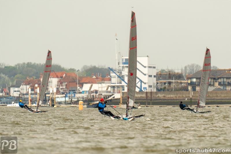 Sailing Chandlery Blaze Eastern Championship at Burnham photo copyright Petru Balau Sports Photography / sports.hub47.com taken at Royal Corinthian Yacht Club and featuring the Blaze class