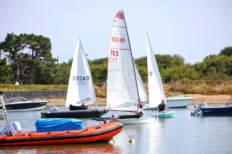 Sunday at the Keyhaven Regatta 2025 photo copyright Sean Jardine taken at Keyhaven Yacht Club and featuring the Blaze class