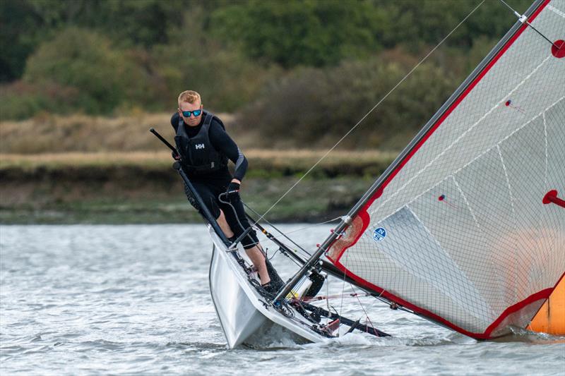 Charlie Matthews won the 2025 edition of John Torrance Trophy on Day 5 of Burnham Week 2025 photo copyright Petru Balau Sports Photography / sports.hub47.com taken at Royal Corinthian Yacht Club and featuring the Blaze class